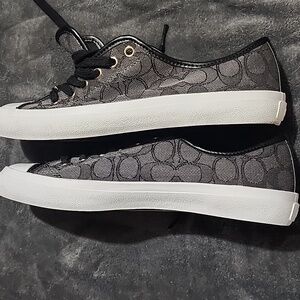 Like New!! Coach Black and White Women's Sneakers